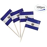 Amazon Com 40 Tattoos El Salvador Flag Salvadorian Party Favors