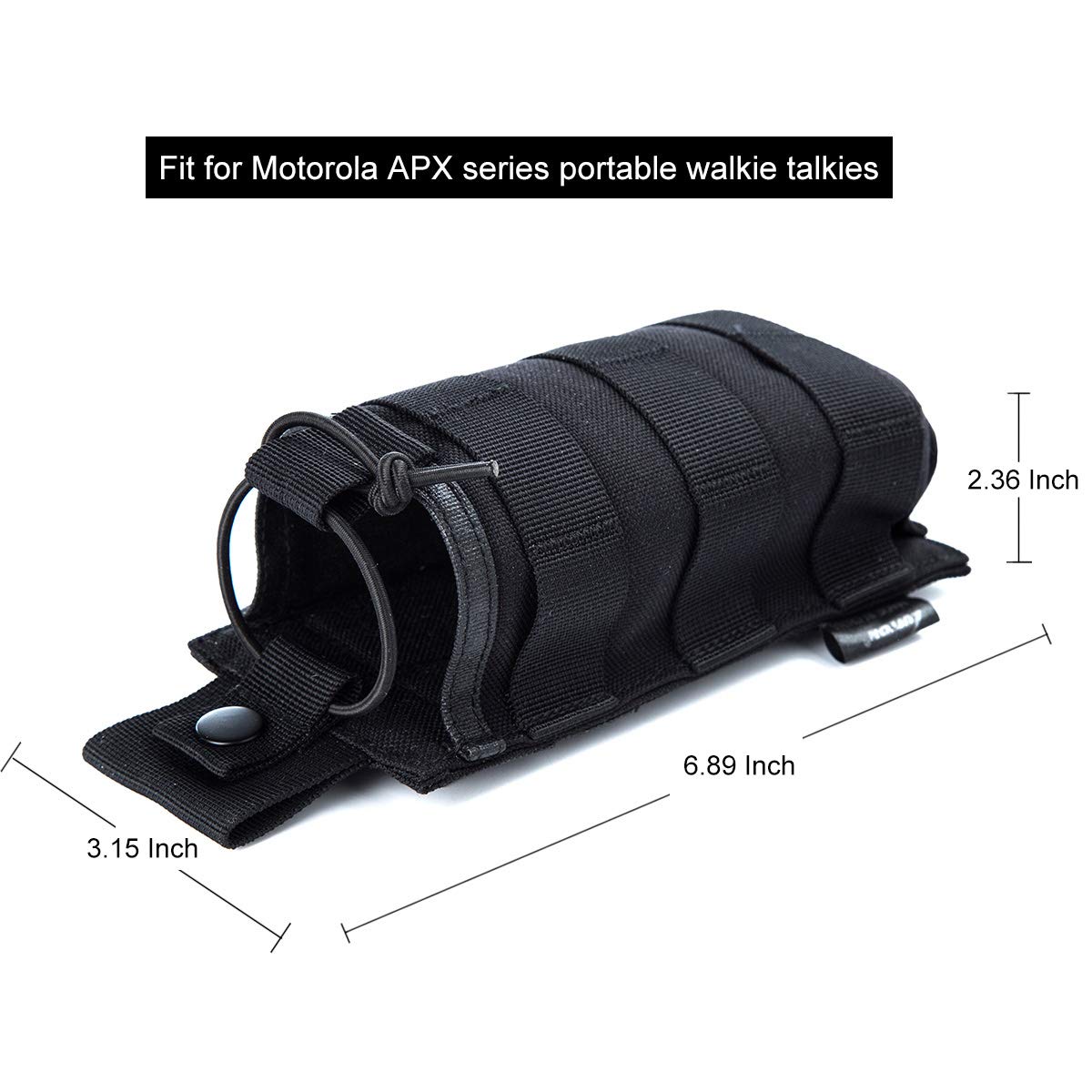 Tactical Military Radio Walkie Talkie Holder Bag Pouch Protector Pocket Cover OO