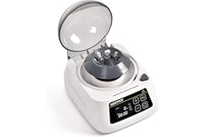 LACHOI Mini Lab Centrifuge Machine 1000-10000RPM Adjustable Time LCD Digital Mini Microcentrifuge Scientific Mini Centrifuge 