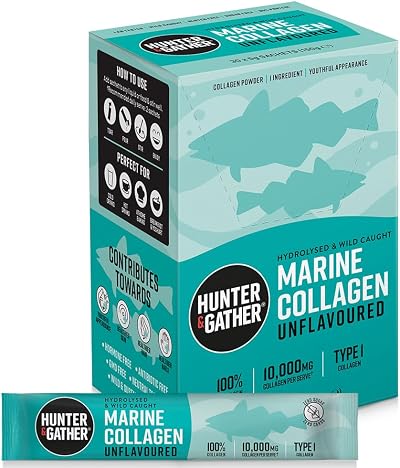 Hunter & Gather Marine Collagen Powder 30 x 5g Sachets Unflavoured