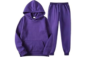 JMMSlmax 2 Piece Women Solid Color Hooded Sweatshirt and Pant Tracksuit Sport Suit Women Hoodie Tracksuit Jogger Pant Outfits