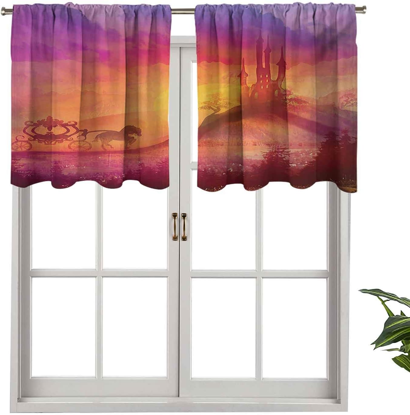 Hiiiman Cenefa de ventana de privacidad para interiores, diseño gótico