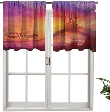 Hiiiman Cenefa de ventana de privacidad para interiores, diseño gótico