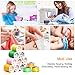 NEX Sewing Thread Set 64 PCS Assorted Sewing Threads with Bobbins Case Thread Spools for Basic Sewing Machine, Emergency and Travel