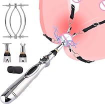 Vilpory Electro Shock Estim Set BDSM Stimulation Nipple Clamps ...