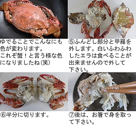 Amazon 活き締め 渡り蟹 オス ワタリガニ 3ぱい 1ぱい約300ｇ 瀬戸内海産 ワタリガニ カニ 通販