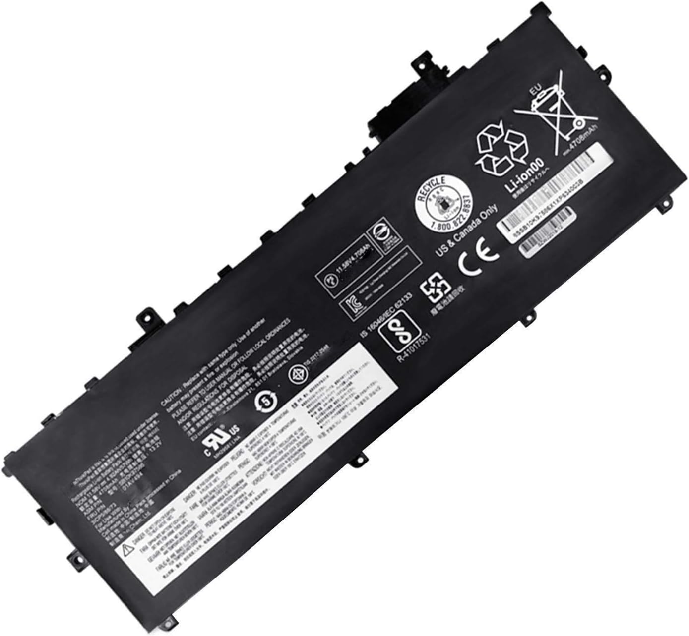 01AV430 SB10K97587 01AV431 SB10K97588 01AV494 SB10K97586 01AV429 SB10K97586 Laptop Battery Replacement for Lenovo ThinkPad X1 Carbon 5th Gen 2017 6th Gen 2018 Series (11.52V 4.95Ah/57Wh) - Image 3
