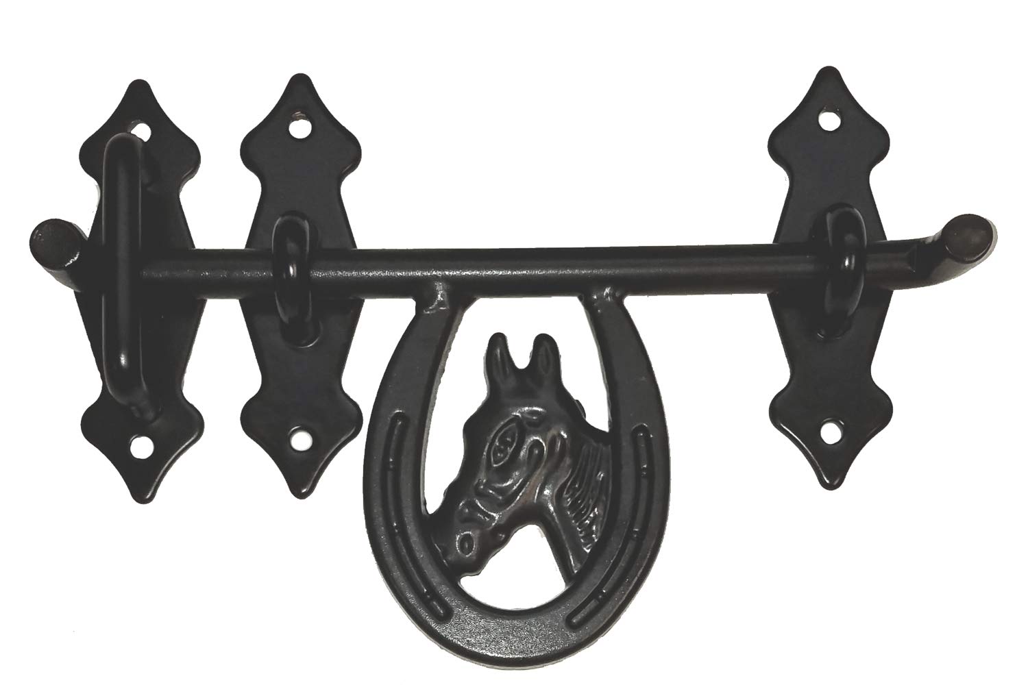Horseshoe Barn Stall Door Latch for Dutch Doors or Barn