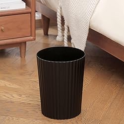 JiatuA Small Trash Can Plastic Wastebasket Round