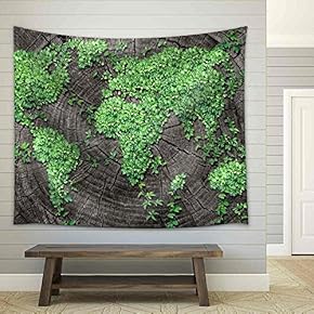 Global Spread Concept and Development - Fabric Wall Tapestry Home Decor - 51x60 inches