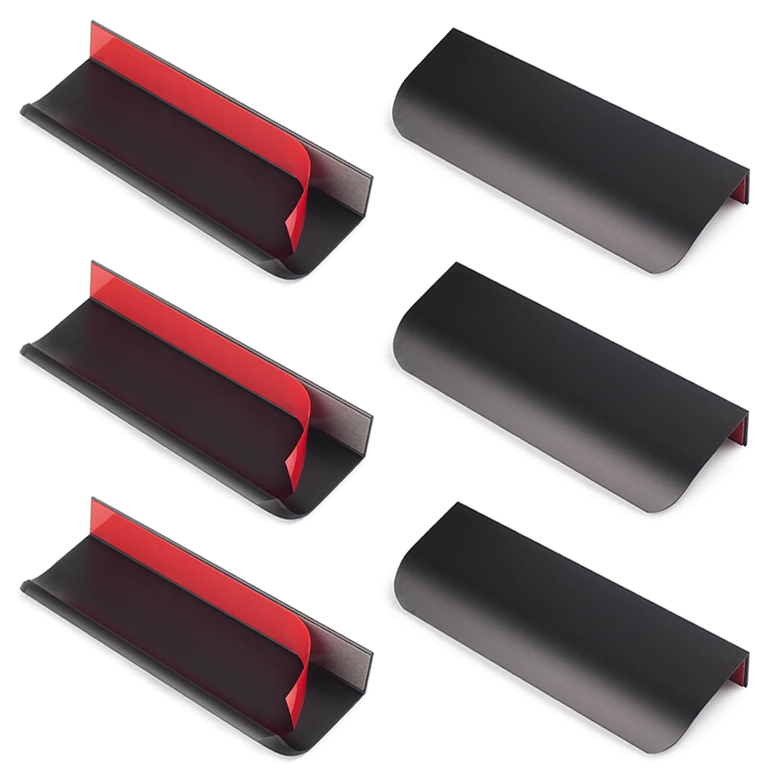 SiLnmLih 6 Pack Adhesive Edge Finger Tab Pull Self