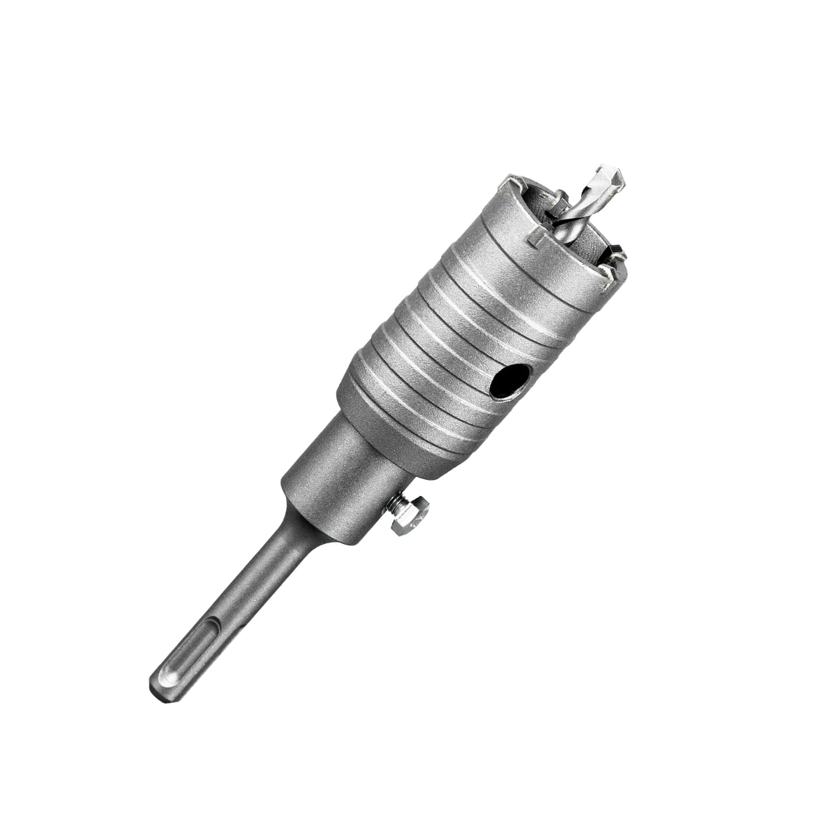 SALI Carbide Hole Saw Drill Bit 40mm with 110mm SDS Plus Adapter, Tungsten Carbide Teeth Cement Hole Saw for Concrete Cement Brick Wall Stone