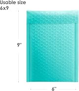 Switory 25Pcs Teal Bubble Mailers A5 Self Seal Padded Envelopes 15.2x22.9cm view 7