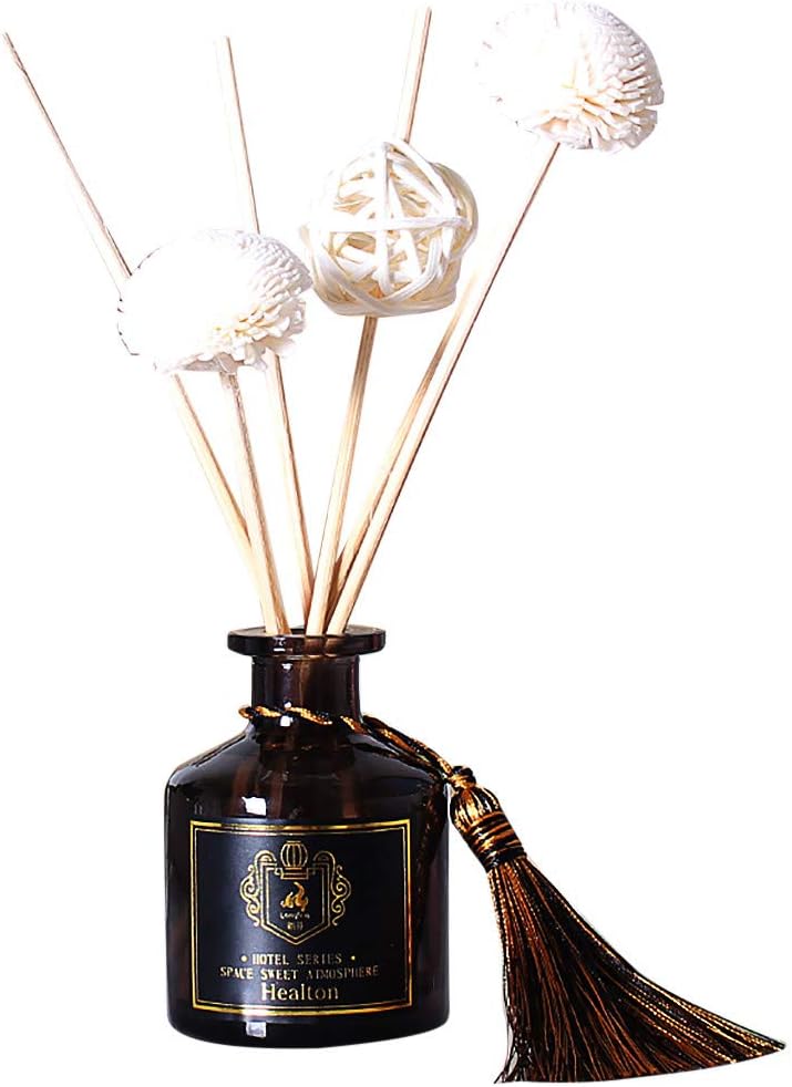 Golike Reed Diffuser | Natural Stick | Glass Bottle | Sesame Oil 50 Ml | Retro No Fire Aroma Home Deodorant