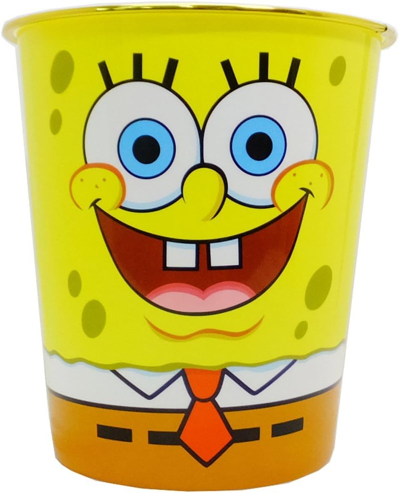 Amazon ティーズファクトリー スポンジボブ プラ ダストボックス フルボディ Sponge Bob Square Pants Sb fb フタなしゴミ箱 オンライン通販