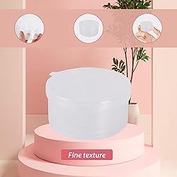 ZFYOUNG 150pcs plastic cosmetic jar 7g/7ml clear