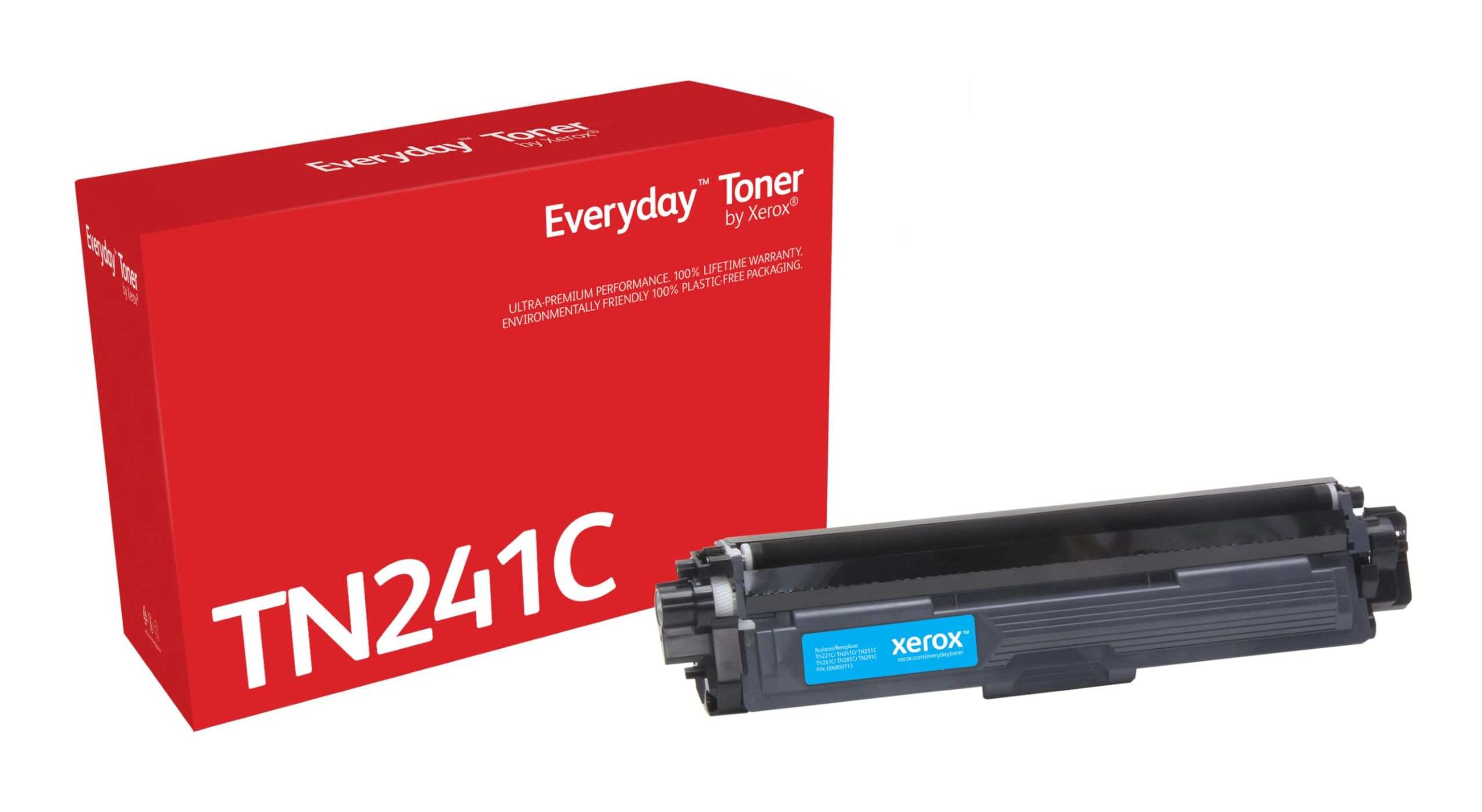 Xerox Everyday Compatible Brother TN241C Cyan Toner, Standard Capacity