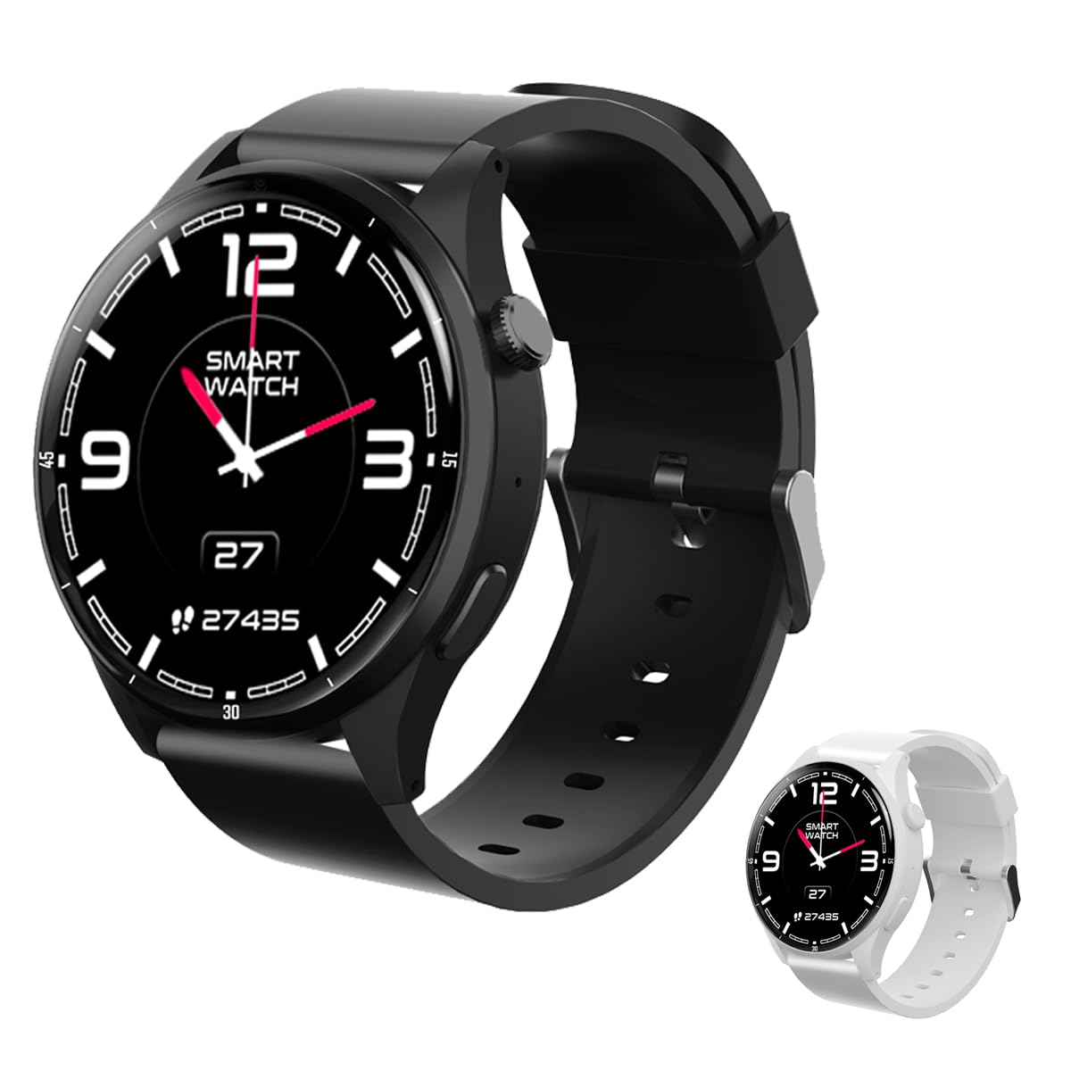 FA93S Call/Answer Smart Watch 4G Android Waterproof Positioning Watch with Heart Rate, Blood Pressure, and Blood Oxygen Monitoring, 1.28" IPS HD Screen, GPS, SOS Call, Medication Reminders (Black)
