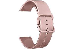 Tobfit Quick Release Watch Band for Women Men, 20mm 22mm Silicone Watch Strap Soft Rubber Adjustable Replacement Wristband