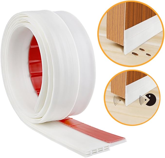 Door Bottom Seal Strip SelfAdhesive Under Door Sweep Weather
