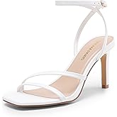 DREAM PAIRS Women’s High Stilettos Heels Open Toe Square Sandals Ankle Strap Pumps Sexy Comfort Strappy Dress Shoes Party Wedding Heeled Sandals