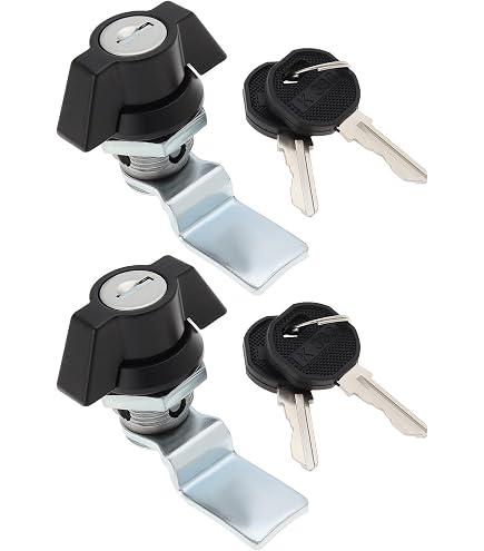 Uxcell 2-Pack T-Shape Triangle Socket Key – 8mm Triangular Spanner For Cabinet, Drawer & Glovebox Locks