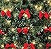 CE-AS Pre-Decorated Wall Hanging Christmas Tree w/Red Bows & Mini Ornaments