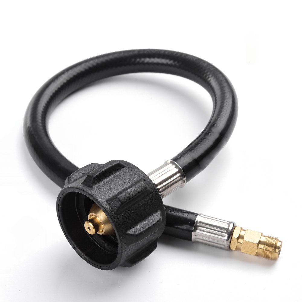 SHINESTAR 12inch Pigtail RV Propane Hose Connector with Type 1