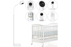 AOZTSUN 67 inch Adjustable Height Baby Monitor Floor Stand Holder for Infant Optics DXR-8 Pro,eufy HelloBaby HB65/HB66/HB248,ANMEATE SM935E or Any Cameras with 1/4 Screw Mount