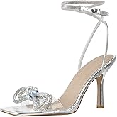 Richealnana Women's Pointed Toe Bowknot Pumps Stiletto High Heel Sandals For Party Prom