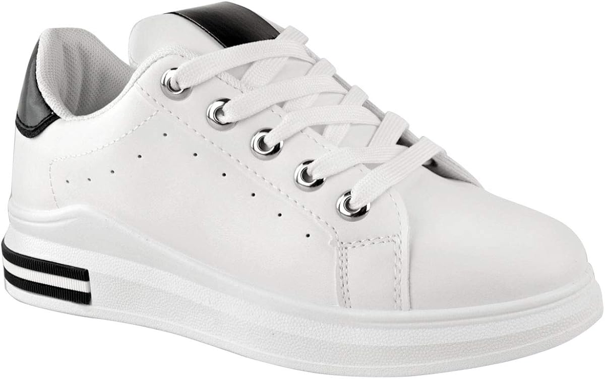 Womens Hi Top Wedge Trainers, Ladies Platform Trainers, Womens