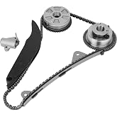 Timing Chain Kit with VVT Gear Sprockets 243212E010 24350-2E700 Replacement | Compatible with 2017-2021 Hyundai Elantra, 2008-2021 Kona, 2019-2021 Veloster, 2017-2022 Kia Forte, 2017-2018 Forte5 2.0L