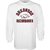 Arkansas Razorbacks Long Sleeve T Shirt Line Up Secondary Color, Large