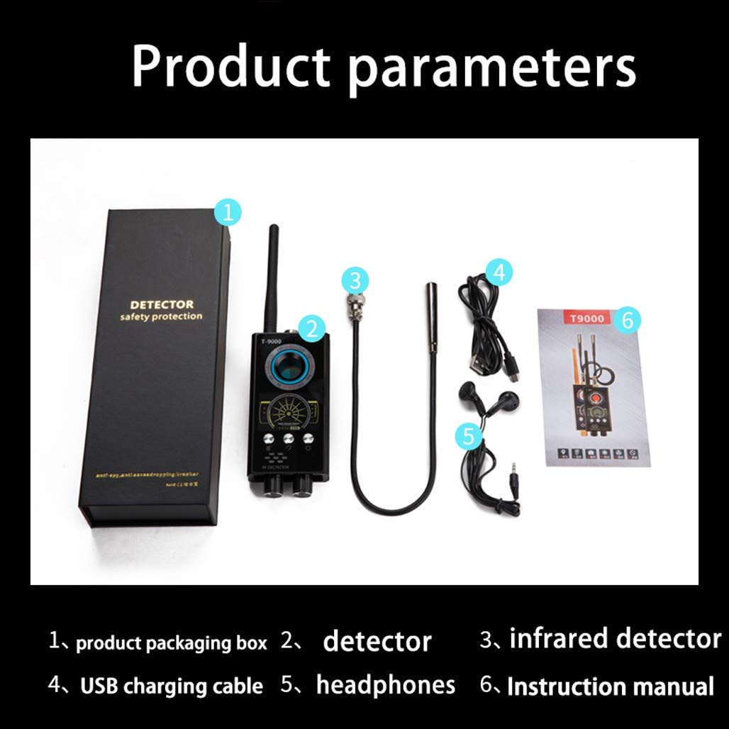 HWENJ Detector De Errores, Detector Anti-espía RF, Escáner ...