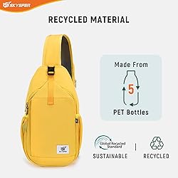 SKYSPER Sling Bag RFID Cross Body Bag Recycled