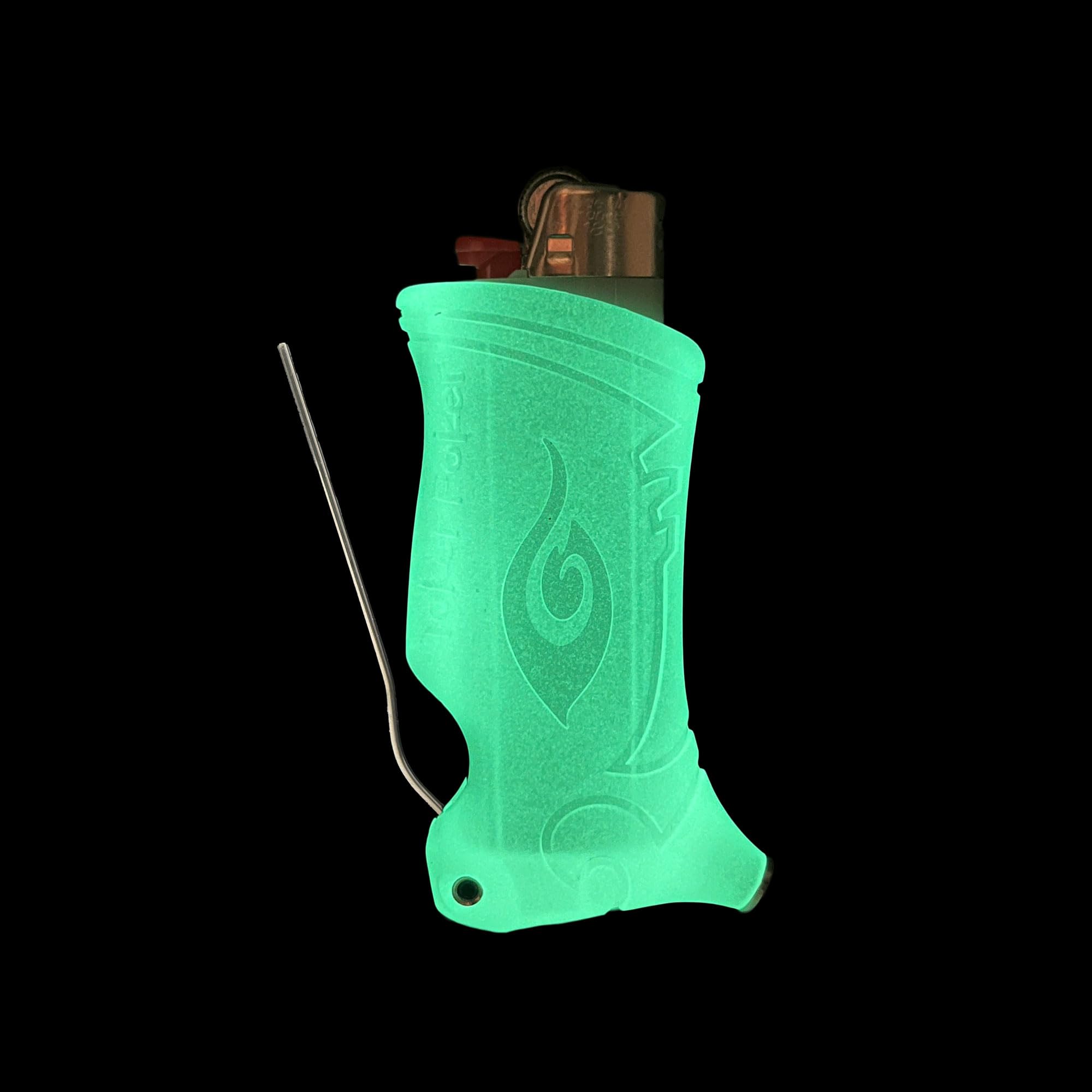 Photo 1 of Toker Poker - Bic Lighter Sleeve Glow in The Dark - All Inclusive Tool for Camping and Other (Glow Clear)