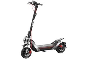 NAVEE NT5 Max High-Speed Electric Scooter for Adults, 50 km/h Max Speed, 83 km Long Range, 1900W Powerful Motor,Dual Disc Brakes+EABS, Front & Rear Suspension, 10.5" Tubeless Tires,IPX6, Apple Find My
