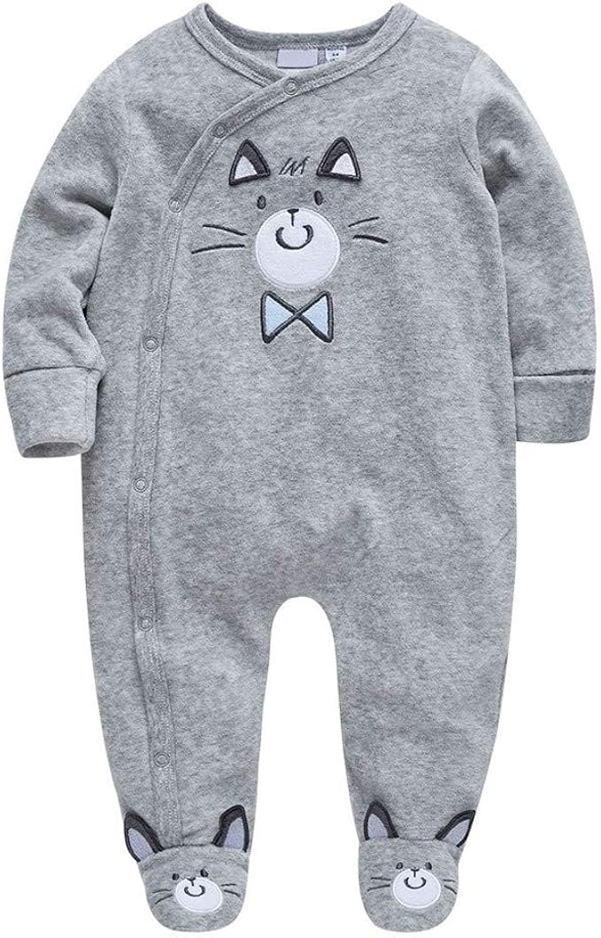 Pyjama Bebe Fille Hiver 0 12 Mois Body Bebe Fille Manche Longue Automne Day8 Vetement Bebe Garcon Naissance Pas Cher Combinaison Barboteuse Bebe Garcon Capuche Combi Grenouillere Velours Bebe Fille Bebe Fille 0 24m