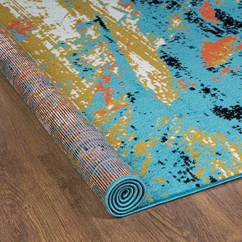 Antep Rugs 666PA Pastel Collection Contemporary Polypropylene Indoor