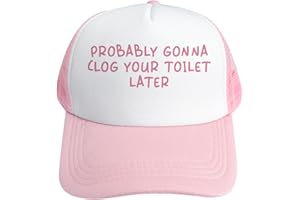 Ajgvf Funny Trucker Hats for Women Trucker Hats Women Hot Pink Funny Gag Baseball Cap