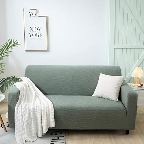 Amazon ソファーカバー ソファー保護 肘あり 2人掛け 3人掛け ペット用品 洗濯 耐久性 速乾性 えるじ ブランケット ストレッチ 肌に優しい 収納便利 爪とぎ防止 新居 引っ越し 北欧 シンプル グリーン ソファカバー マルチカバー オンライン通販