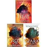 The Kindred's Curse Saga 3 Books Collection Set By Penn Cole (Glow of the Everflame, Spark of the Everflame & Heat of the Everflame)