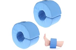 2PCS Foot Elevation Pillows, Blue Hand Ankle Foam Cushion Leg Hand Lifting Pillow Stabilizer with Ankle Heel Elevator Wedges 