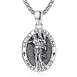 Brisskaari St Sebastian Locket 925 Sterling Silver