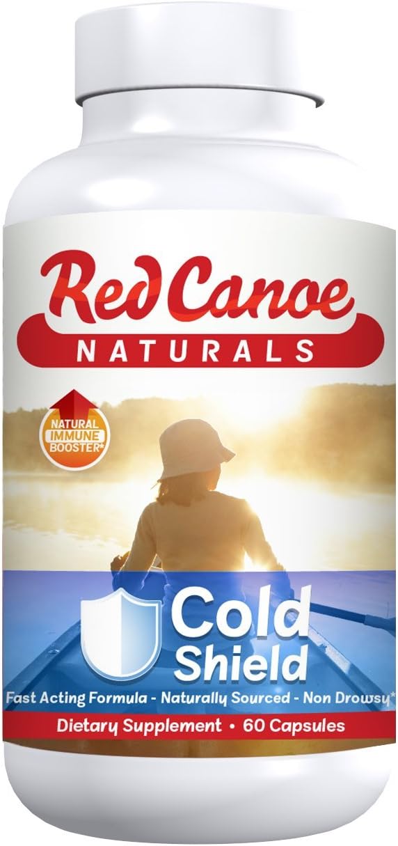 ColdShield by Red Canoe Naturals - All Natural Immune Booster. Fight Cold + Flu. Fast Acting Formula. Naturally Sourced. Made in The USA