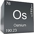 Moderock Osmium Metal Elements Periodic Table, Mirror Finished Density Cubes Collection, Purity 99.95%, Weight 21.5g/0.76Oz (Os Cubic 10mm/0.39")