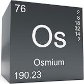 Moderock Osmium Metal Elements Periodic Table, (Os Cubic 10mm/0.39") | Mirror Finished Density Cubes Collection, Purity 99.95%, Weight 21.5g/0.76Oz