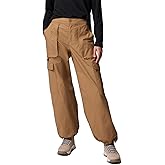 Columbia Womens Brea Falls Cotton Ripstop Pant, Delta, Large x S
