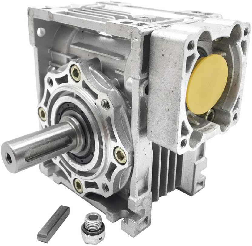 Worm Gear Speed Reducer NEMA34 Servo Stepper Gearbox Ratio 801 for Stepper Motor