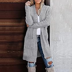 ADJHDFH Women'S Pullover Sweaters Open Cardigan